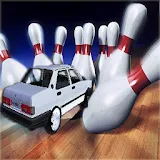 Old car Bowling and billiards icon