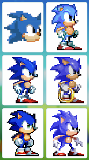 Sonik pixel art game