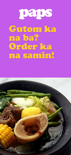 Android application Paps – Food Delivery screenshort
