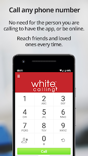 White Calling – international calls / call abroad 3.3 Apk 4