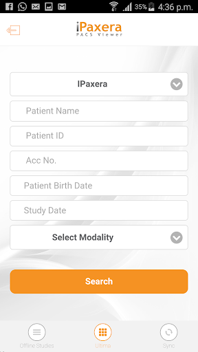 Android application iPaxera screenshort