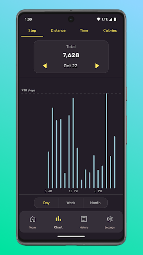 StepPro: Accurate Pedometer Screen 3