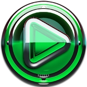 Poweramp skin Green Glas delux icon
