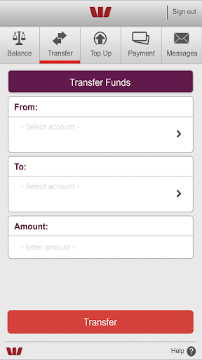 Westpac PNG Mobile Banking Screen 2