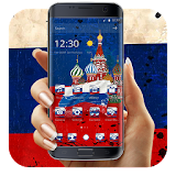 Russian federation flag day theme icon