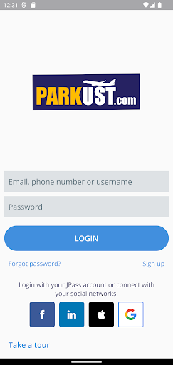 Android application ParkUST screenshort
