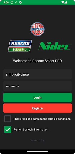 Android application Rescue Select PRO screenshort