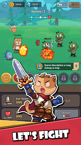 Cat Legend: Idle RPG War 7 APK + Мод (Unlimited money) за Android