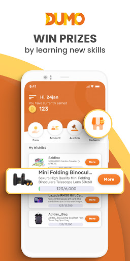 Android application DUMO screenshort