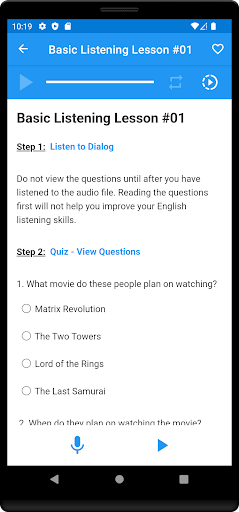 Screenshot of Learn English Speaking