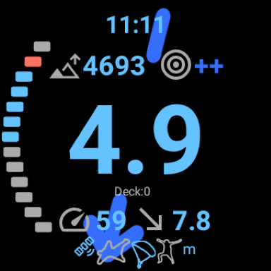 Altimeter Variometer (Wear OS) Screen 2