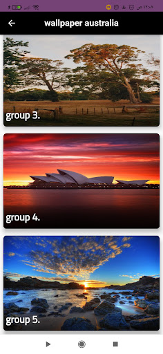 Android application wallpaper australia screenshort