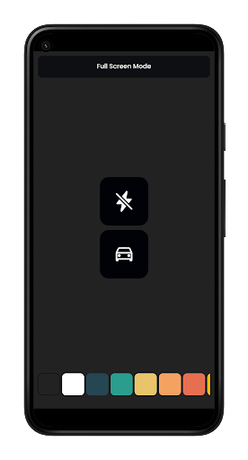 Android application Flash and Screen Light screenshort