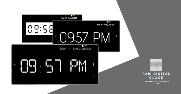 ภาพหน้าจอของ Pari Digital Clock