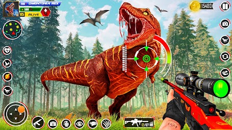 Wild Dinosaur Hunting Zoo Game