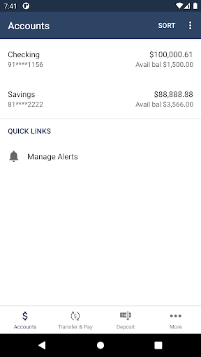 Hancock Federal Credit Union Screen 3