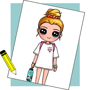 Screenshot 12 Cómo dibujar una chica linda android
