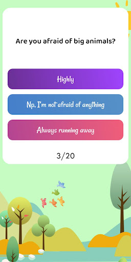 Which animal are you? Test Screen 2