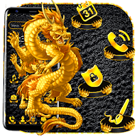Golden Dragon Flame Launcher Theme 