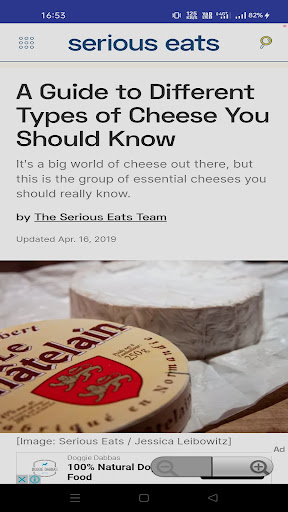 Types Of Cheese Screen 2