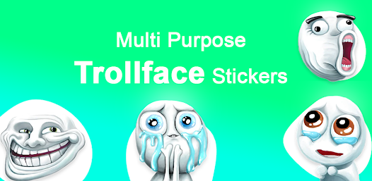 Screenshot 3 Troll Face Stickers - 3D android