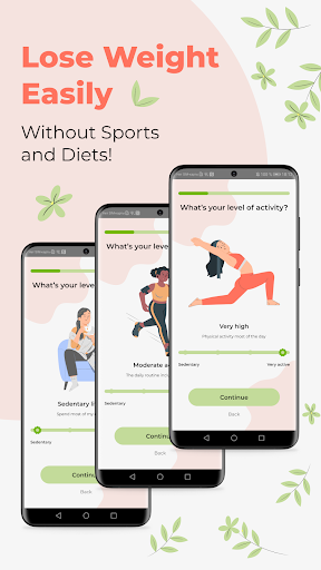 Android application BeSlim - fast weight loss screenshort