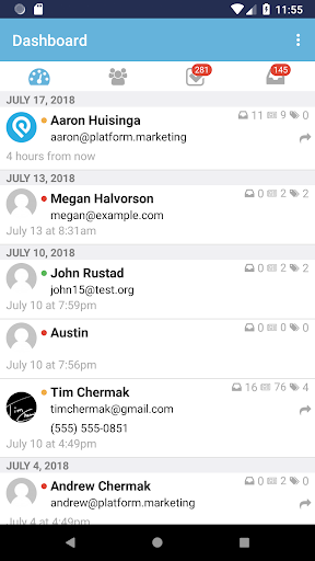 Android application Main Street Marketing screenshort