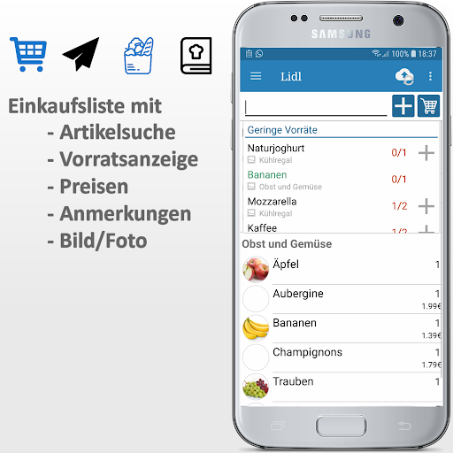 Einkaufsliste Screen 2
