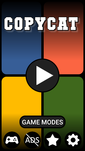 Android application Copycat - Memory Game screenshort