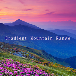 Imagem do ícone Gradient Mountain Range Theme