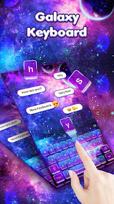 Sparkling Galaxy - Keyboard Th 1.2 APK + Mod (Free purchase) for Android