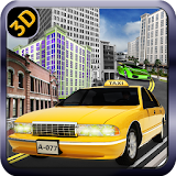 Crazy City Rush Taxi Driver 3D icon
