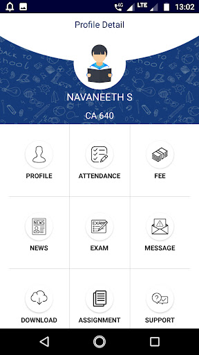 Android application HOLY ANGELS SCHOOL CBSE screenshort
