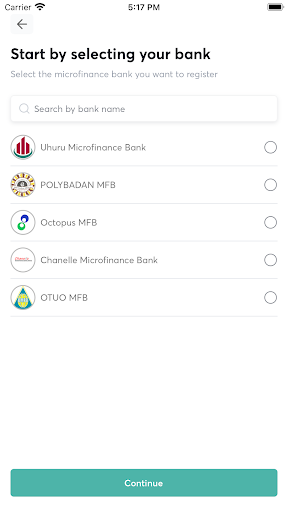 MyBanq Screen 2