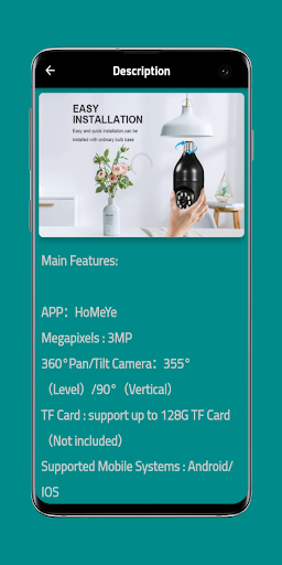 light bulb wifi camera guide Screen 3