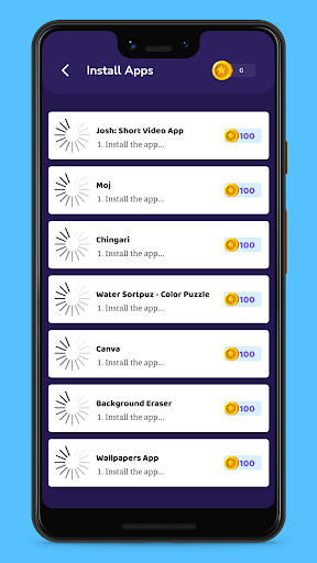 Android application Magic Rewards screenshort