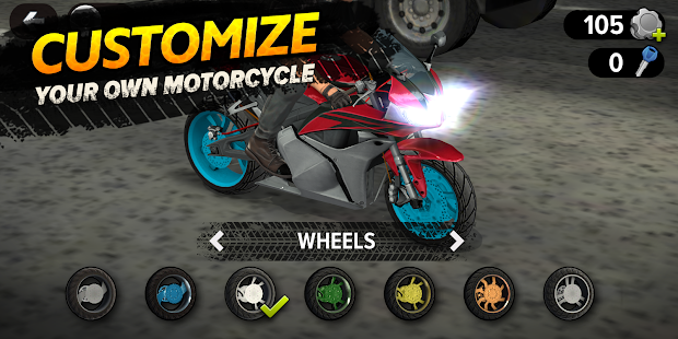 Highway Rider Motorcycle Racer Tangkapan layar