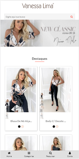 Android application Vanessa Lima screenshort