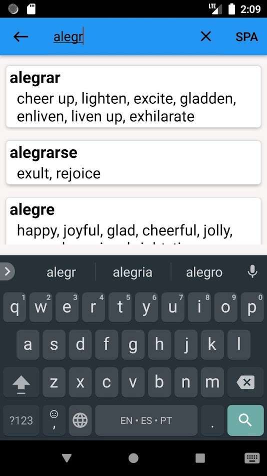#3. Dictionary English Spanish (Android) 由: JRG