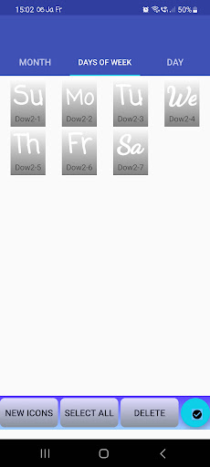 DateBar - date in status bar Screen 3