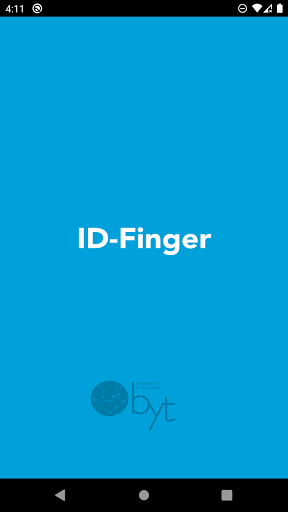 Android application ID-Finger screenshort