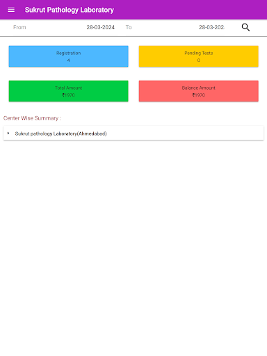 Sukrut Pathology Laboratory Screenshot
