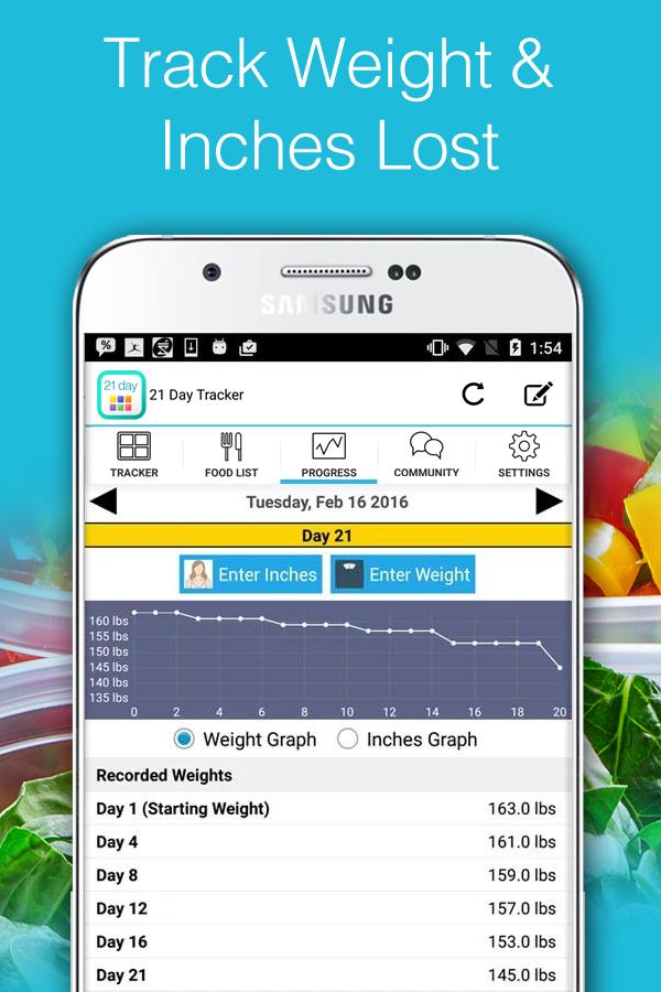 21 Day Tracker Free Body Fix Screen 2