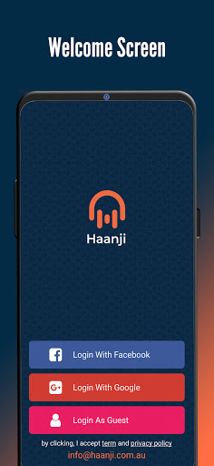 Android application Radio Haanji 1674 AM screenshort
