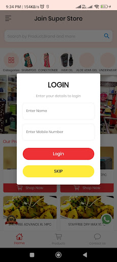 Android application Jain Super Store screenshort