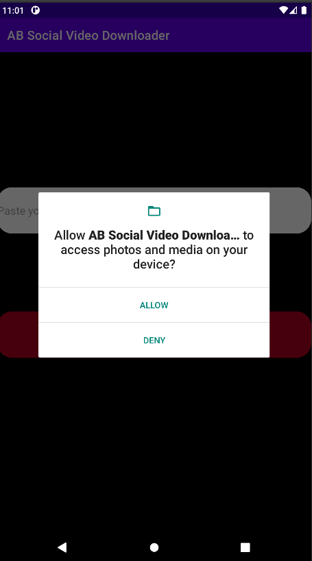 #2. AB Social Video Downloader (Android) Ved: Avish Bhargav Kolusu