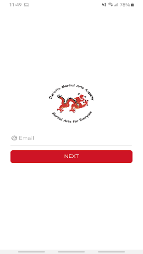 Android application Charlotte Martial Arts Academy screenshort