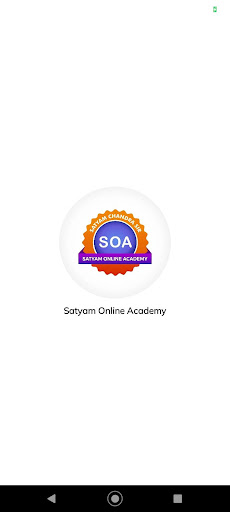 Android application Satyam Online Academy screenshort