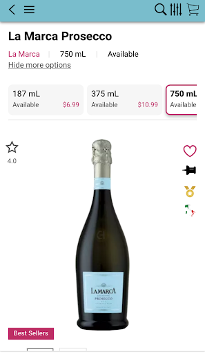 WINES ON MAIN Screen 2