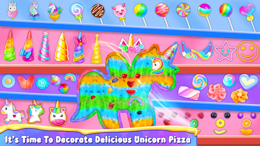 Captura de Pantalla 32 Unicorn Cake Maker-Bakery Game android